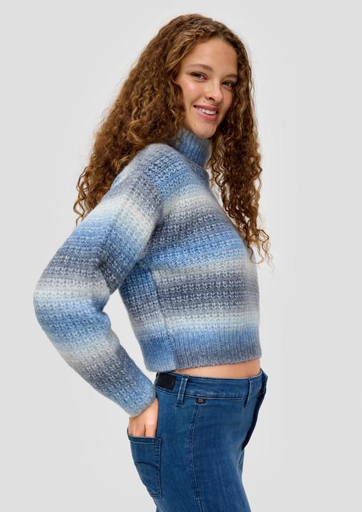 Produktbild s.Oliver Strickpullover Weicher Strickpullover mit Rollkragen (XL)