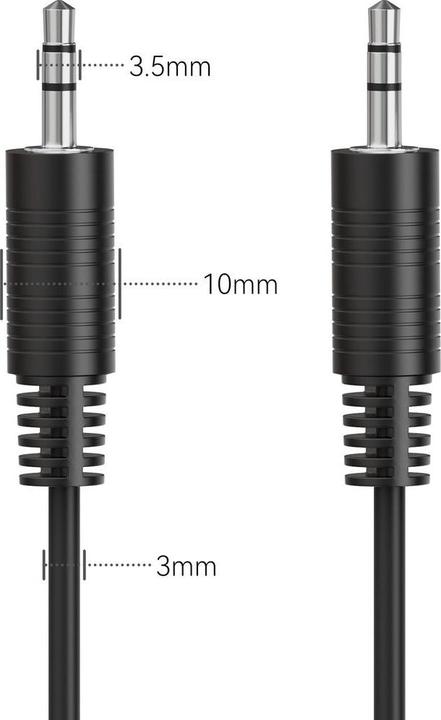 Image du produit HDgear jack 3,5 mm — jack 3,5 mm (0.10 m)