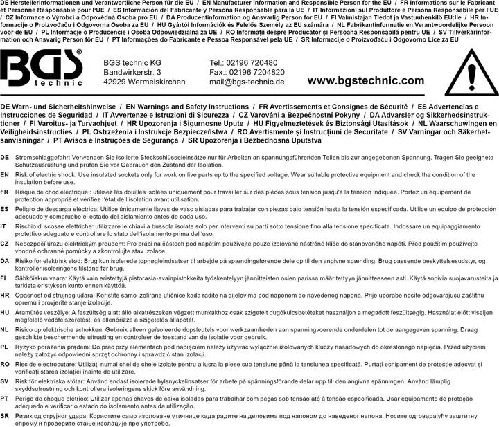 Actual product image BGS Tool Tray 3/3 empty for 70218