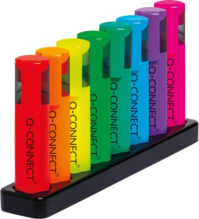 Produktbild Q-Connect Textmarker Desktop Set (8x)