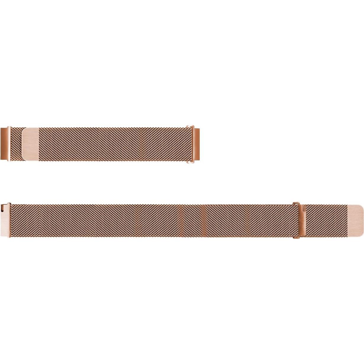 Wave terÃƒÂ¤spunottu ranneke, ÃƒÂ¤ly- ja urheilukelloille, ruusukulta (Edelstahl), Uhrenarmband