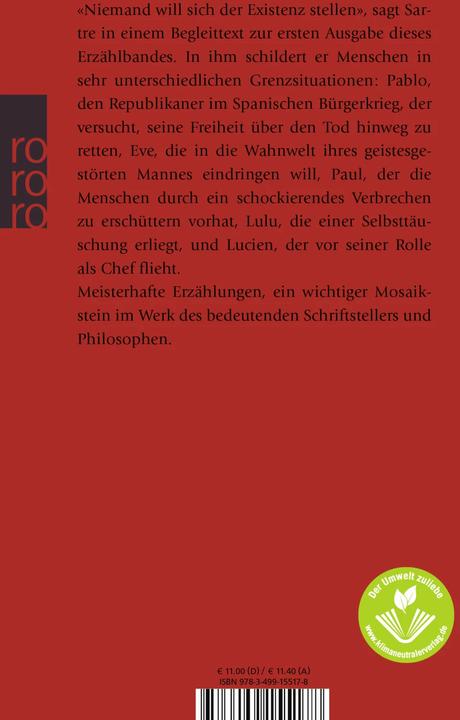 Produktbild Die Kindheit eines Chefs (Deutsch, Jean-Paul Sartre, Uli Aumüller, 1985)