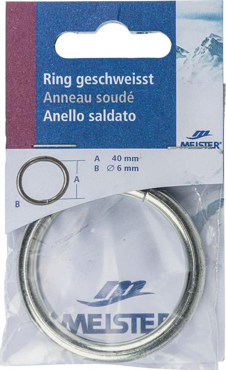 Meister Ring 40x6mm geschweisst (0.04 m)