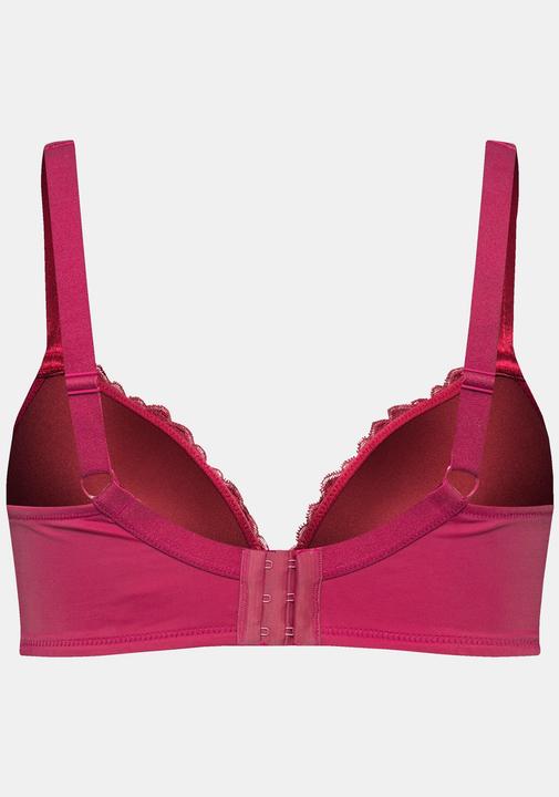 Actual product image Ulla Popken Textured Lace Underwire Bra (90 E)