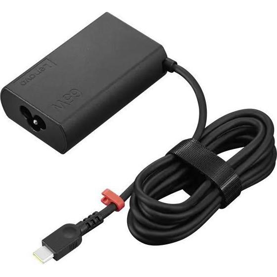 Lenovo 65w Slim Gan Ac Adapter (65 W), Notebook Netzteil, Schwarz