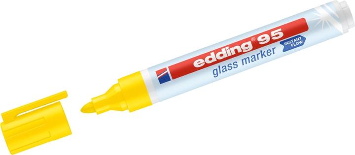 Actual product image Edding Felt-tip glass marker 95 (Yellow, 3 mm, 1 x)