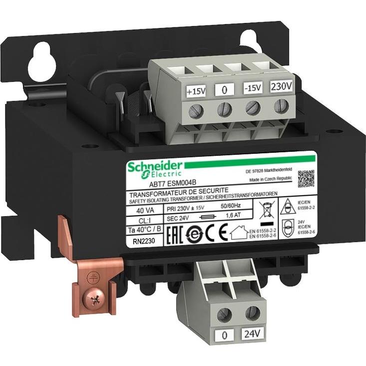 Thumbnail - Schneider Electric Transformator PHASEO 230V/24V 40VA, Transformator