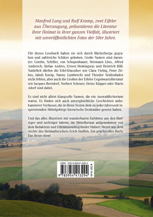 Produktbild Die Eifel - Das Beste (Deutsch, Manfred Lang, Ralf Kramp, 2017)