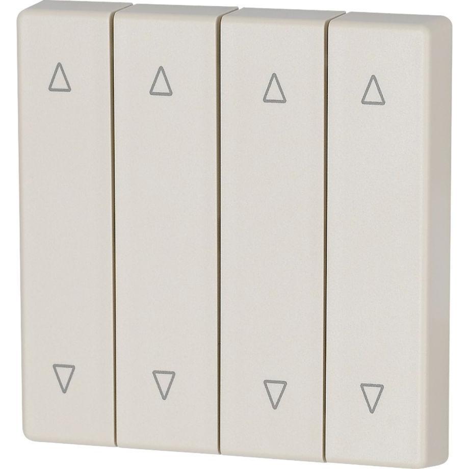 Eaton Wippe 4-fach, creme glänzend, Jalo 173008, Taster + Schalter, Weiss