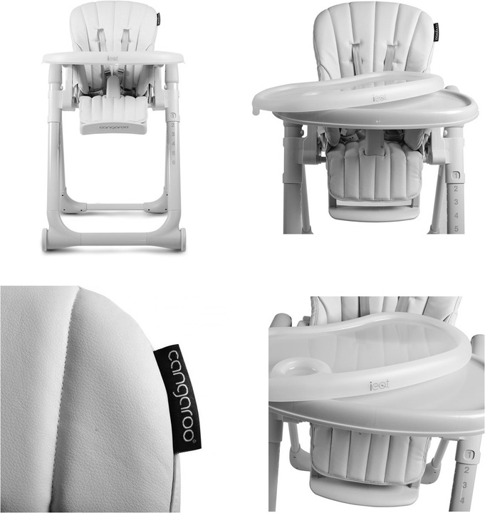 Actual product image Cangaroo High chair IEAT height adjustable (Highchair)