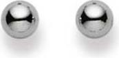 Produktbild Natsumi Schmuck Ohrstecker Weissgold 18K/750 Kugel 4.0mm (750/18 K Weissgold)