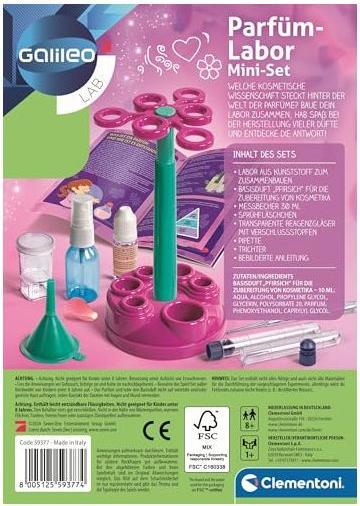 Produktbild Clementoni Galileo Parfüm-Labor Mini-Set