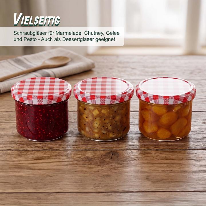 Produktbild Relaxdays Einmachgläser-Set (0.22 l)