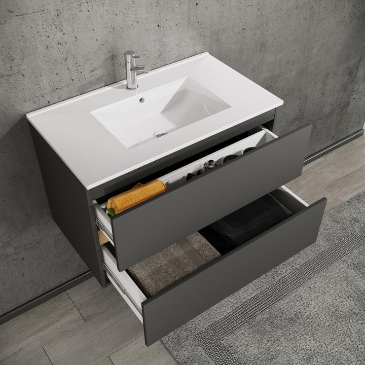 Produktbild VCM Badmöbel-Set mit Waschbecken Cosila-I 81