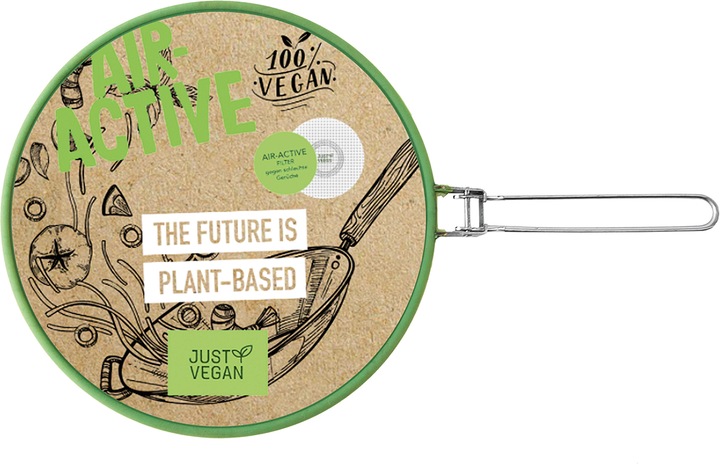 Productafbeelding Just Vegan Spatscherm 'Air-Activ (30 cm, Plastic, Metaal)