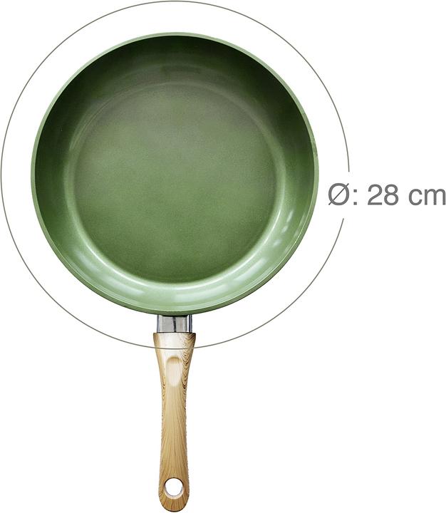 Actual product image Just Vegan Frying pan (Frying pan, Aluminium, 28 x 6 cm)