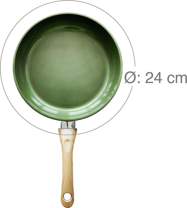 Immagine prodotto Just Vegan Nickolai (24 cm, Padella per friggere, Alluminio)