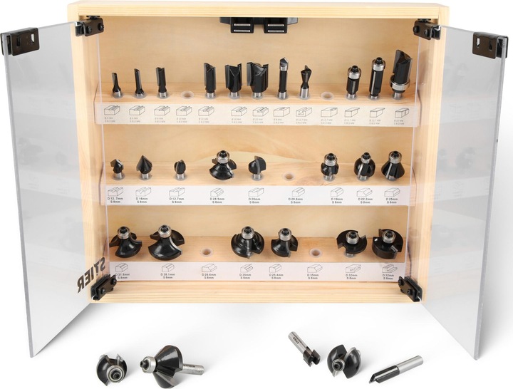 Actual product image Stier Fräsersortiment 30-teilig
