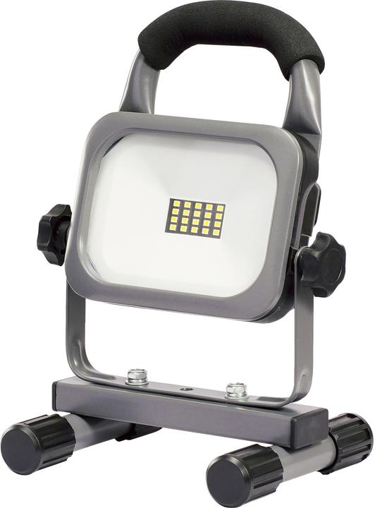 Produktbild Steffen WORKLIGHT LED Akku-Strahler 15W mit Traggriff und Standfuss, grau (1650 lm)