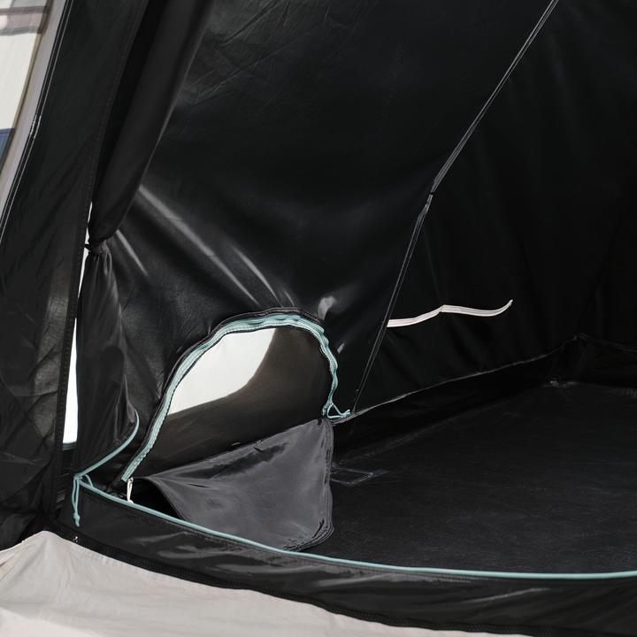 Image du produit Quechua Tente de camping à arceaux 6 places 3 chambres, Arpenaz 6.3 F&B (Auvent, 25.75 kg, 6 personnes)