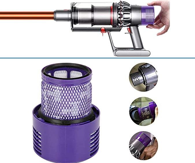 Image du produit Werkstein Filtre Hepa de rechange Aspirateur Dyson V10 / SV12 Set de 4 pièces