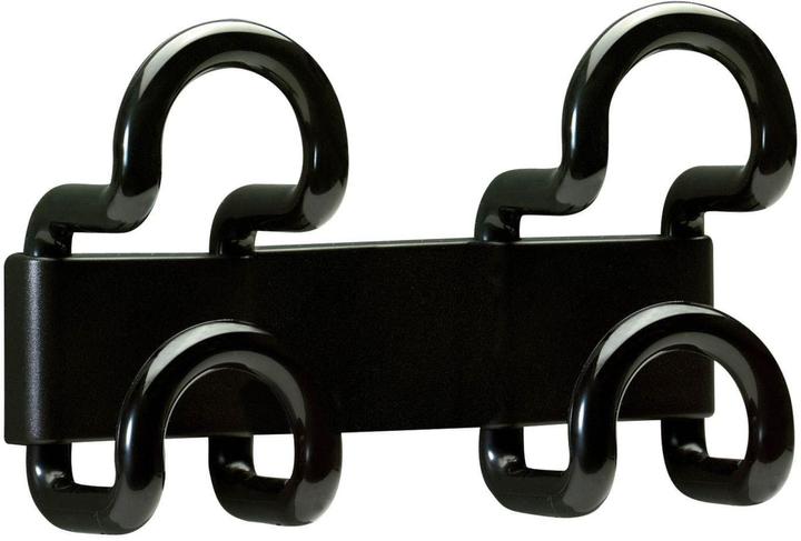 Produktbild Unilux Garderobenhaken "342", 2 Haken, Farbe: schwarz Abstand zwischen den einzelnen Haken: 150 mm (3420...
