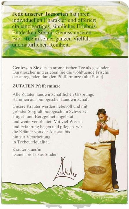 Produktbild Swisstea Pfefferminztee Eiger