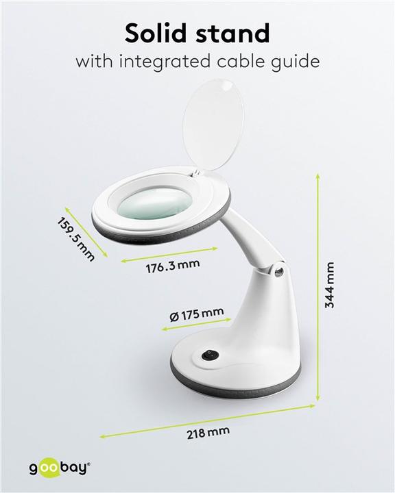 Produktbild Goobay LED-Stand-Lupenleuchte, 6 W (60366)