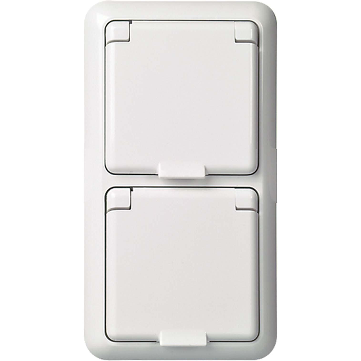 Schneider Electric, Steckdose, Steckdose 2-fach komplett 16A FASHION 235414