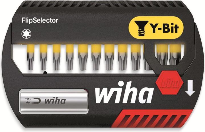 Actual product image Wiha Bit Set SB 7947Y 505 FlipSelector 13 pieces TORX Plus (T 30, T 15, T 20, T 10, T 40, T 25)
