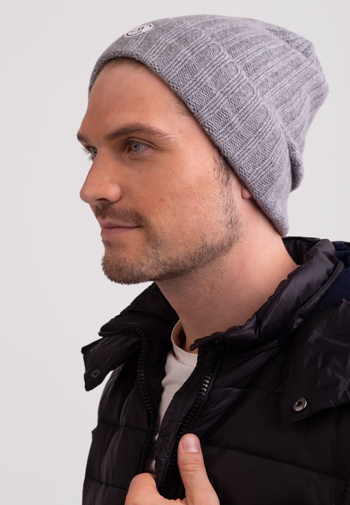 Actual product image Cash-Mere Kaschmir Rib Mütze (One size)