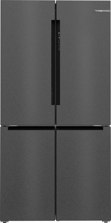 Actual product image Bosch Hausgeräte Series 6 KFN96AXEA, Freestanding, French door, Black, Touch, LED, On door (605 l)