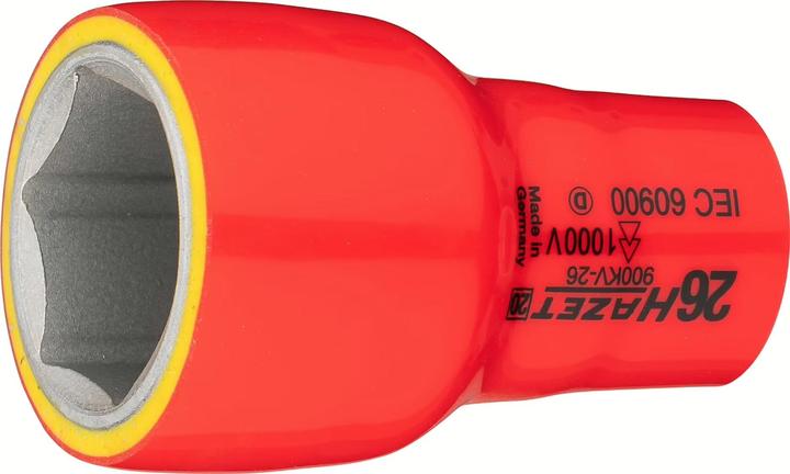 Actual product image HAZET Socket with protective insulation 1/2, 26 mm (26 mm)