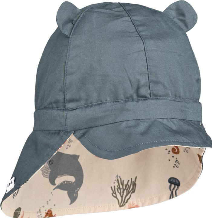 Actual product image Liewood Gorm reversible sun hat Sea Creature