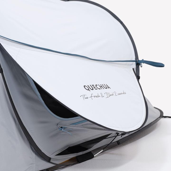 Immagine prodotto Quechua Tenda da campeggio - 2 Seconds Fresh & Black per 2 persone (Tenda pitching, 4 kg, 2 persone)