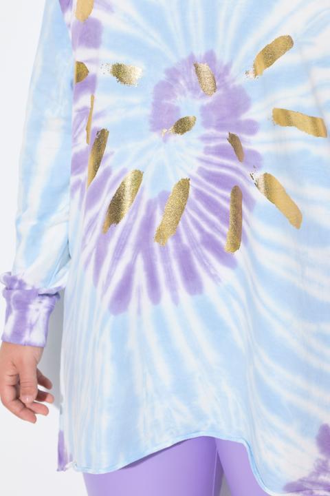 Produktbild Angel of Style Hoodie, A-Linie, Batikdruck, gerundeter Saum (46, 48)