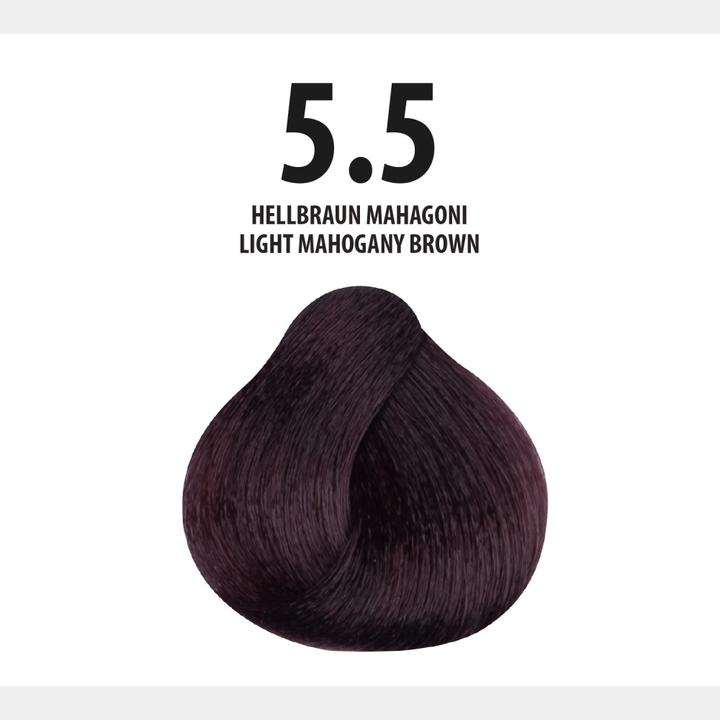 Produktbild FemMas 5.5) Haarfarbe Hellbraun Mahagonı 100ml (Hellbraun Mahagonı)