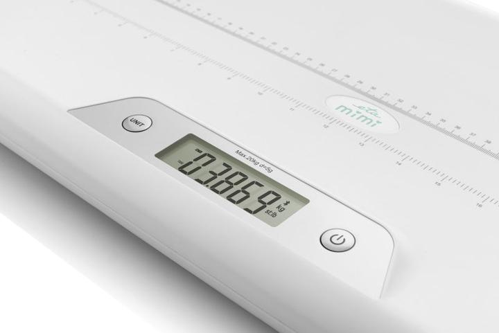Image du produit ETA Échelle pour bébé | 730690000 MIMI | Poids maximum (capacité) 20 kg | Précision 5 g | Blanc (20 kg)