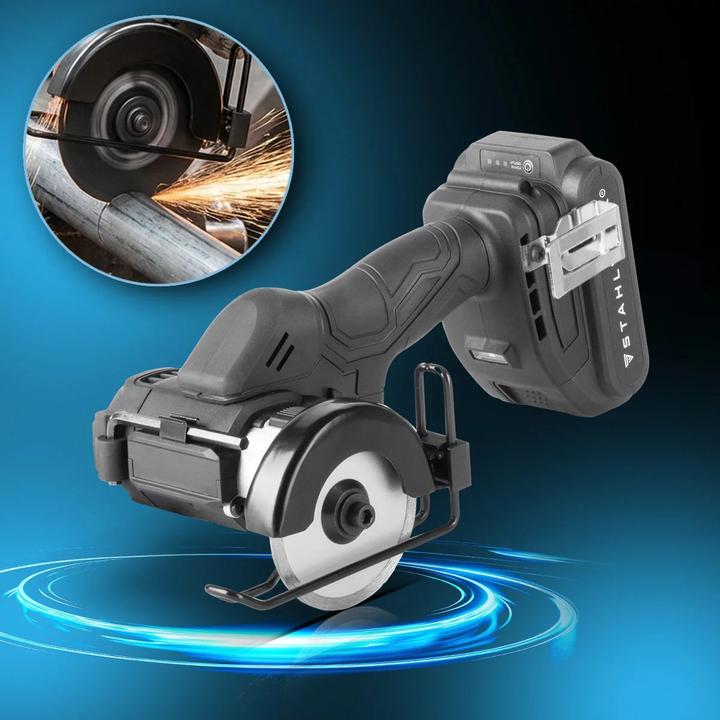 Produktbild Stahlwerk Mini-Akku-Winkelschleifer MAW-20 ST – 2 Ah Akku, leistungsstarker Handwinkelschleifer (76 mm)