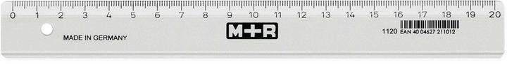 Produktbild M+r Schullineal (20 cm, Kunststoff)