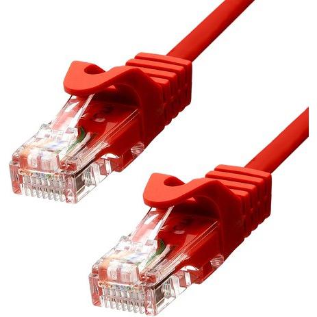 ProXtend U/UTP CAT5e PVC AWG 24 CU Red 30CM (U/UTP, CAT5e, 0.30 m), Netzwerkkabel