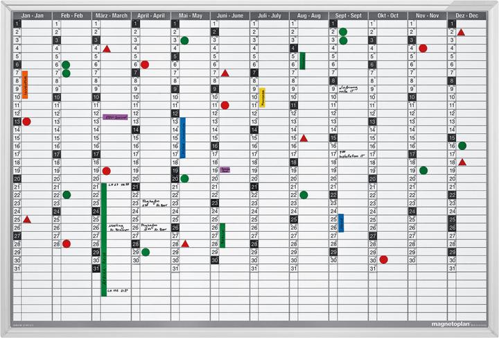 Actual product image Magnetoplan Permanent annual overview CC (92 x 62.50 cm)