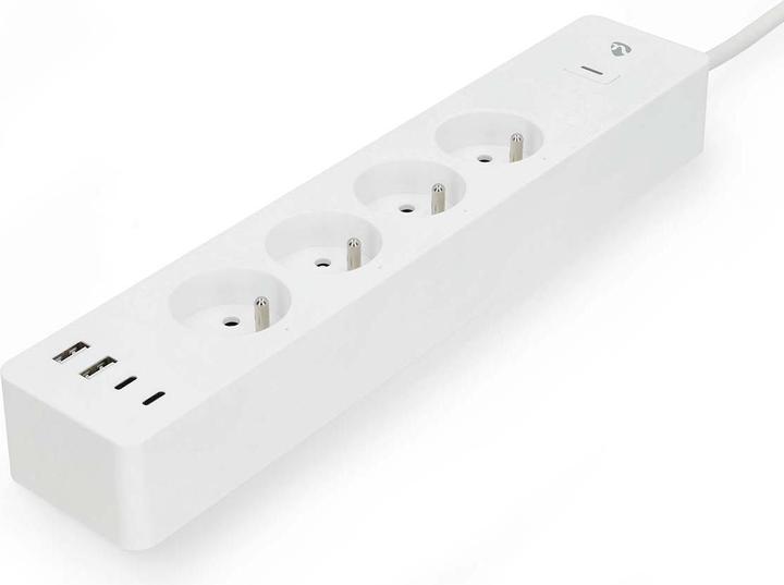 Actual product image Nedis N WIFIP313EWT - Switchable WLAN socket strip 4-way 4x USB