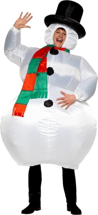 Produktbild Smiffys Aufblasbarer Airsuit - Schneemann (One Size)