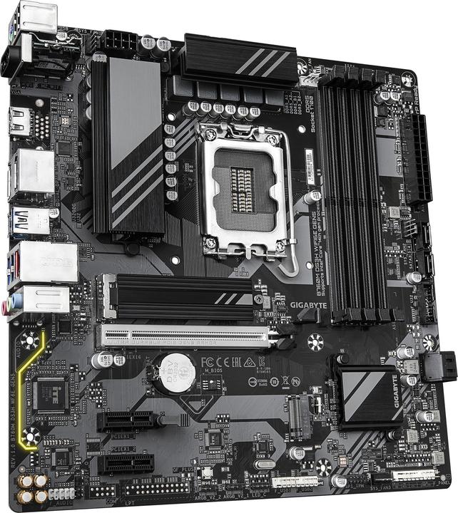 Actual product image Gigabyte B760M DS3H WiFi6e GEN5 (B760,S1700,mATX,DDR5 (LGA 1700, Intel B760 Express, mATX)