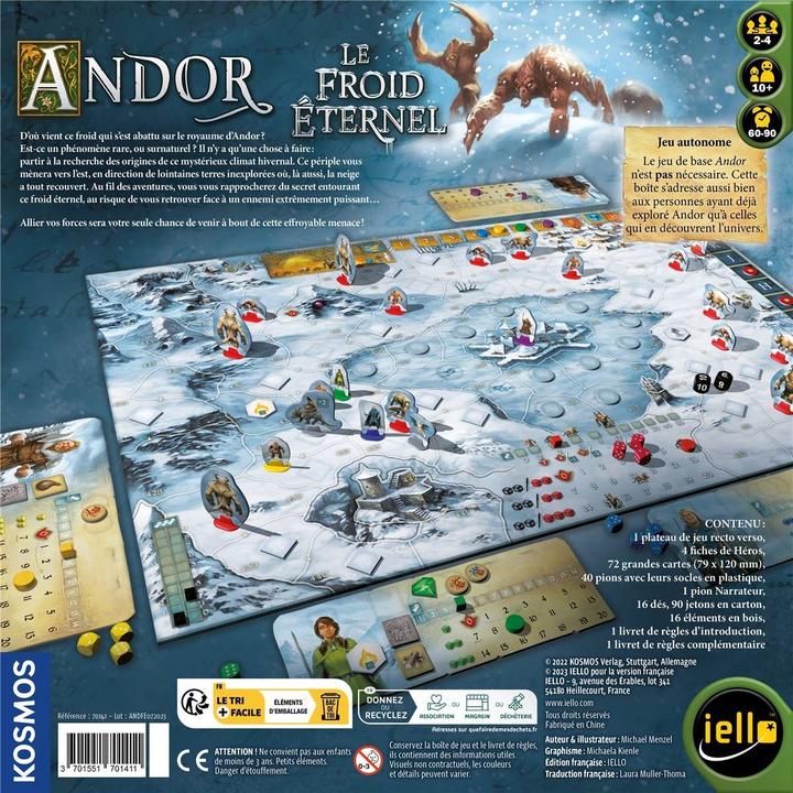 Image du produit Iello Jeu - Andor : Le Froid Eternel (Base) (Français)