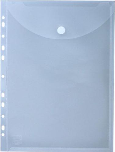 Produktbild Herba-Plastic Dokumententasche A4 hoch mit Klettverschluss 10 Stück grün (A4, 10 x)