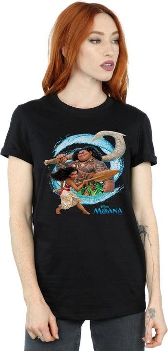 Immagine prodotto Disney Moana And Maui Wave Maglietta Ampia Donna (L)