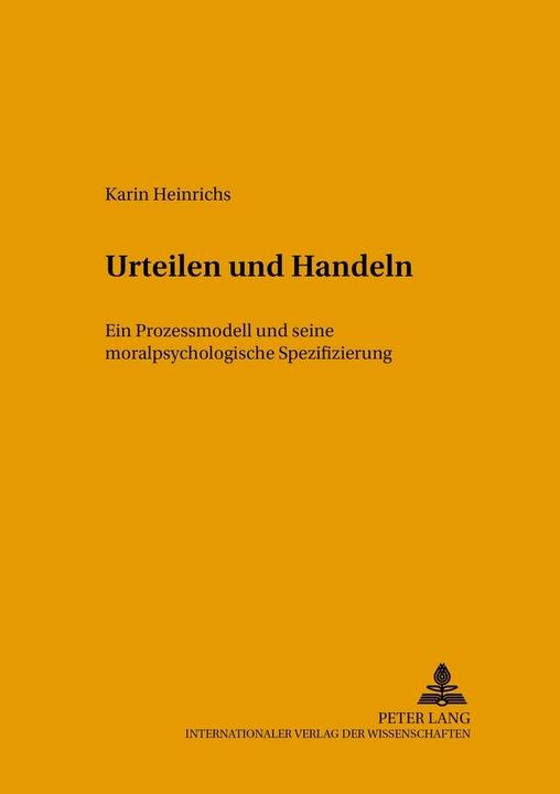 Produktbild Urteilen und Handeln (Deutsch, Karin Heinrichs, 2005)