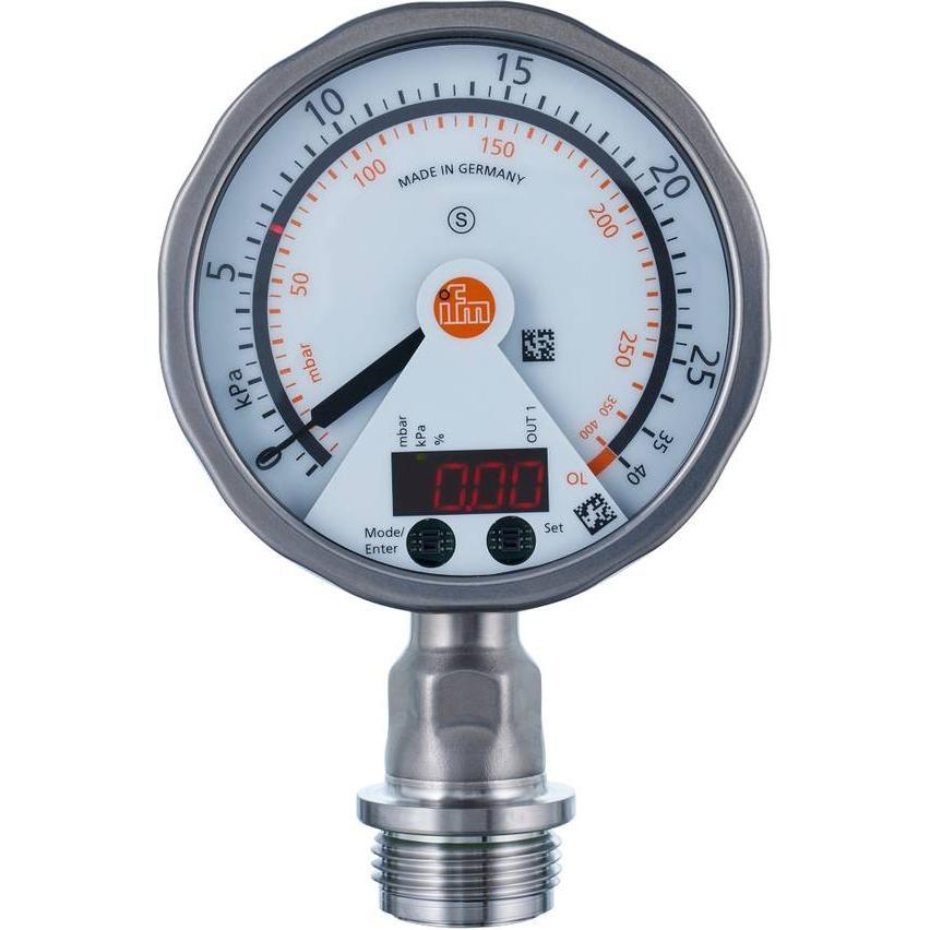 IFM Drucksensor 1 St. PG2738 -1 kPa bis 25 M12 1Öffner 1 Schliesser, Modulo elettronico